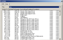 Stückliste